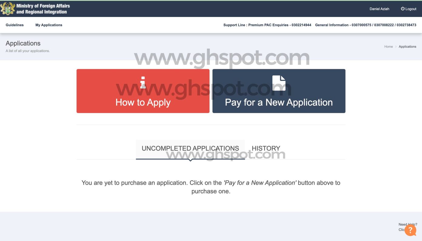 How To Apply For A Ghana Passport Online Step By Step Guide Official 7802